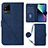 Funda de Cuero Cartera con Soporte Carcasa Y02B para Realme C20