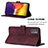 Funda de Cuero Cartera con Soporte Carcasa Y04B para Samsung Galaxy S23 FE 5G