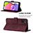 Funda de Cuero Cartera con Soporte Carcasa Y06B para Samsung Galaxy F02S SM-E025F