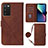 Funda de Cuero Cartera con Soporte Carcasa Y07B para Samsung Galaxy F02S SM-E025F