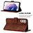 Funda de Cuero Cartera con Soporte Carcasa Y07B para Samsung Galaxy S21 Plus 5G