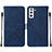 Funda de Cuero Cartera con Soporte Carcasa Y07B para Samsung Galaxy S22 Plus 5G