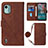 Funda de Cuero Cartera con Soporte Carcasa YB1 para Nokia C12 Plus