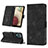 Funda de Cuero Cartera con Soporte Carcasa YB1 para Samsung Galaxy M12