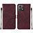 Funda de Cuero Cartera con Soporte Carcasa YB2 para Motorola Moto G84 5G