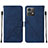 Funda de Cuero Cartera con Soporte Carcasa YB2 para Motorola Moto G84 5G