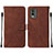 Funda de Cuero Cartera con Soporte Carcasa YB2 para Nokia C32