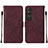 Funda de Cuero Cartera con Soporte Carcasa YB2 para Sony Xperia 1 V