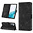 Funda de Cuero Cartera con Soporte Carcasa YB3 para Samsung Galaxy Quantum4 5G