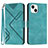 Funda de Cuero Cartera con Soporte Carcasa YX1 para Apple iPhone 13