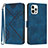 Funda de Cuero Cartera con Soporte Carcasa YX1 para Apple iPhone 13 Pro Max