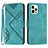 Funda de Cuero Cartera con Soporte Carcasa YX1 para Apple iPhone 15 Pro