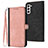 Funda de Cuero Cartera con Soporte Carcasa YX1 para Samsung Galaxy S21 FE 5G