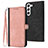 Funda de Cuero Cartera con Soporte Carcasa YX1 para Samsung Galaxy S22 5G