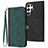 Funda de Cuero Cartera con Soporte Carcasa YX1 para Samsung Galaxy S22 Ultra 5G