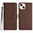 Funda de Cuero Cartera con Soporte Carcasa YX2 para Apple iPhone 14