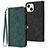 Funda de Cuero Cartera con Soporte Carcasa YX3 para Apple iPhone 14