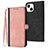 Funda de Cuero Cartera con Soporte Carcasa YX3 para Apple iPhone 14