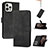 Funda de Cuero Cartera con Soporte Carcasa YX4 para Apple iPhone 13 Pro Max