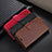 Funda de Cuero Cartera con Soporte Carcasa YZ3 para Apple iPhone 15 Pro