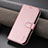 Funda de Cuero Cartera con Soporte Carcasa YZ5 para Apple iPhone 15 Pro