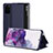 Funda de Cuero Cartera con Soporte Carcasa ZL2 para Samsung Galaxy S20 Plus 5G