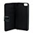 Funda de Cuero Cartera con Soporte Cocodrilo para Apple iPhone 5 Negro