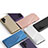 Funda de Cuero Cartera con Soporte Espejo Carcasa para Samsung Galaxy S23 Ultra 5G