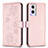 Funda de Cuero Cartera con Soporte Flores Carcasa BF1 para Oppo A96 5G