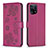 Funda de Cuero Cartera con Soporte Flores Carcasa BF1 para Oppo Find X5 5G