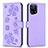 Funda de Cuero Cartera con Soporte Flores Carcasa BF1 para Oppo Find X5 5G