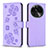 Funda de Cuero Cartera con Soporte Flores Carcasa BF1 para Oppo Find X6 5G