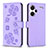 Funda de Cuero Cartera con Soporte Flores Carcasa BF1 para Xiaomi Redmi Note 13 Pro+ Plus 5G