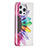 Funda de Cuero Cartera con Soporte Flores Carcasa L01 para Apple iPhone 16 Pro Max Rosa