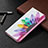 Funda de Cuero Cartera con Soporte Flores Carcasa L01 para Apple iPhone 16 Pro Max Rosa