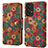 Funda de Cuero Cartera con Soporte Flores Carcasa MT1 para Samsung Galaxy A53 5G