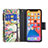 Funda de Cuero Cartera con Soporte Flores Carcasa para Apple iPhone 13 Pro Max Multicolor