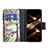 Funda de Cuero Cartera con Soporte Flores Carcasa para Apple iPhone 14 Pro Max Multicolor