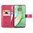 Funda de Cuero Cartera con Soporte Flores Carcasa para Motorola Moto Edge 40 5G