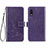 Funda de Cuero Cartera con Soporte Flores Carcasa para Samsung Galaxy XCover Pro