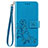 Funda de Cuero Cartera con Soporte Flores Carcasa para Sony Xperia 8 Lite