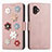 Funda de Cuero Cartera con Soporte Flores Carcasa S02D para Samsung Galaxy XCover 6 Pro 5G