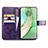 Funda de Cuero Cartera con Soporte Flores Carcasa S03D para Motorola Moto Edge 40 5G