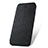 Funda de Cuero Cartera con Soporte L01 para Apple iPhone 5 Negro