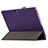 Funda de Cuero Cartera con Soporte L01 para Huawei MediaPad M2 10.0 M2-A01 M2-A01W M2-A01L Morado