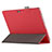 Funda de Cuero Cartera con Soporte L01 para Huawei MediaPad M2 10.0 M2-A01 M2-A01W M2-A01L Rojo