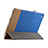 Funda de Cuero Cartera con Soporte L01 para Huawei MediaPad M2 10.1 FDR-A03L FDR-A01W Azul