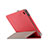 Funda de Cuero Cartera con Soporte L01 para Huawei MediaPad T3 8.0 KOB-W09 KOB-L09 Rojo