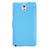 Funda de Cuero Cartera con Soporte L01 para Samsung Galaxy Note 3 N9000 Azul