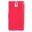 Funda de Cuero Cartera con Soporte L01 para Samsung Galaxy Note 3 N9000 Rojo